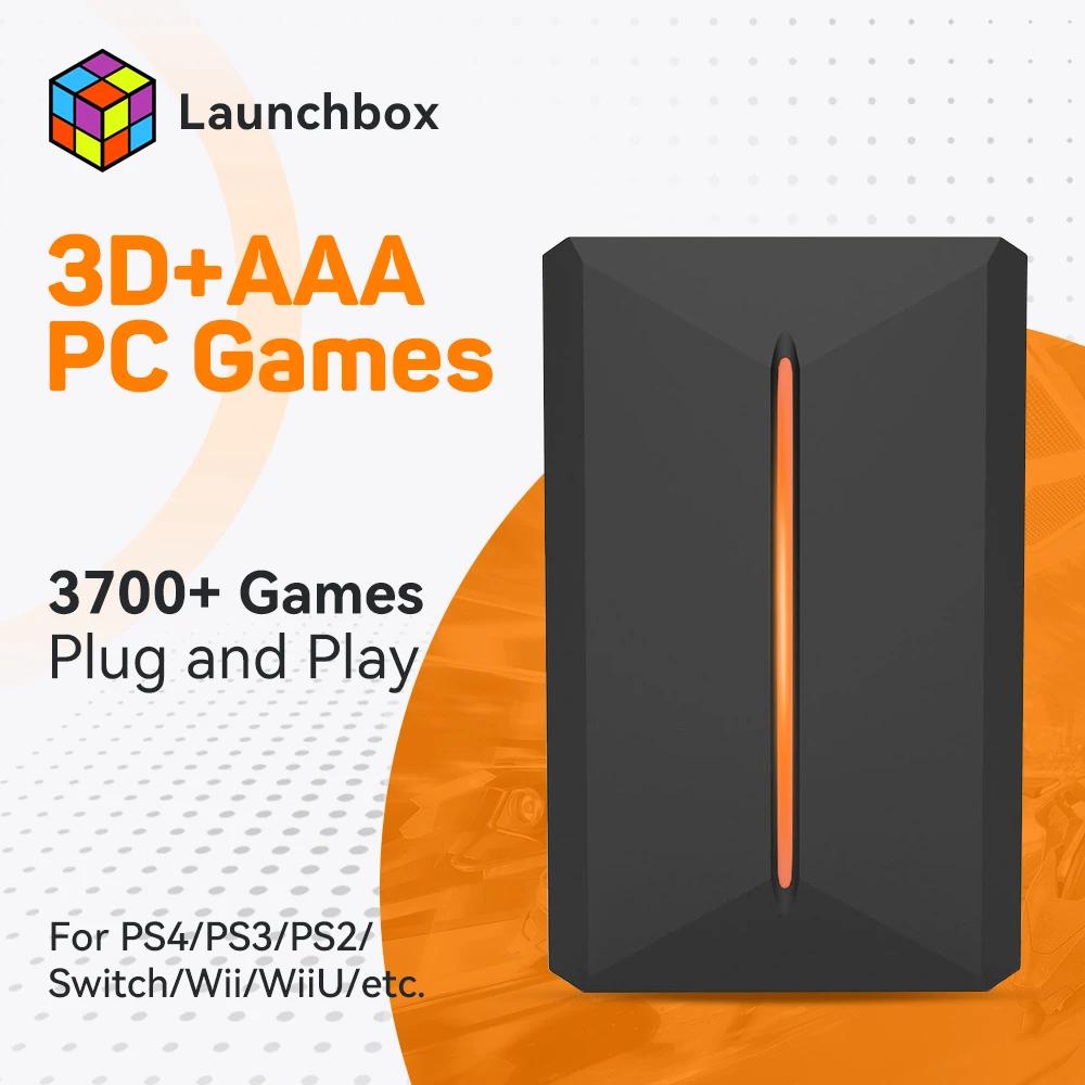 Launchbox ķ̼ ϵ ̺, 3700 3D PC    ϵ ũ, PC PS4, PS3, PS2, ġ, WII, WIIU, PS1500GB HDD